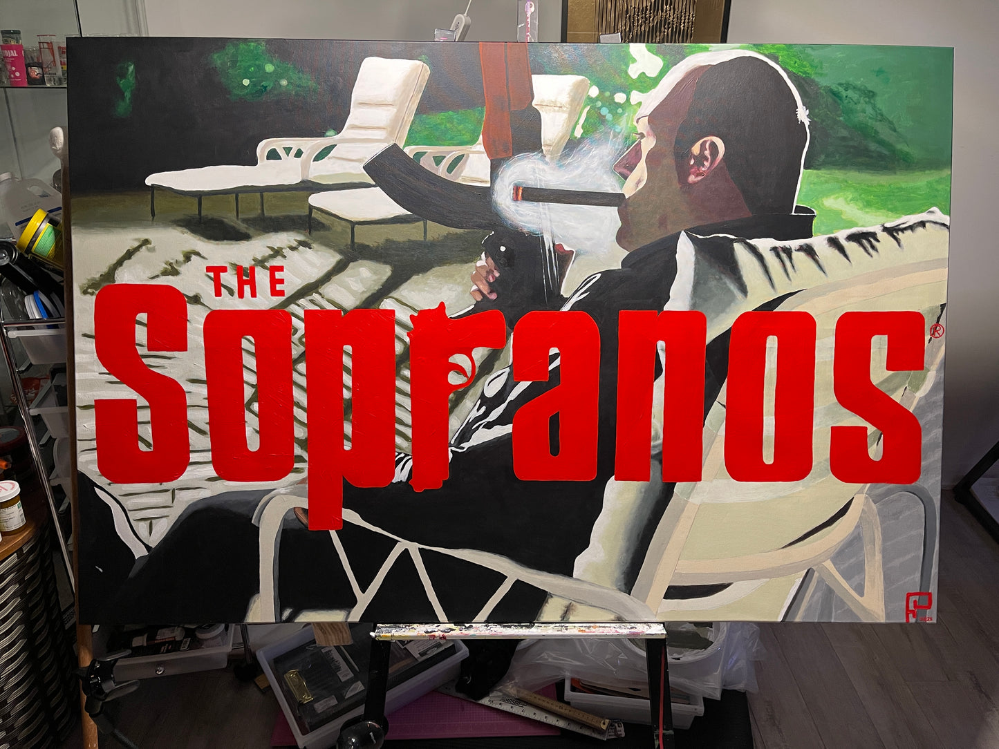 Original Painting of The Sopranos