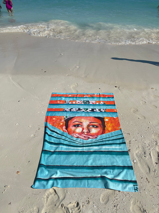 Queen Farah Diba Beach Towels