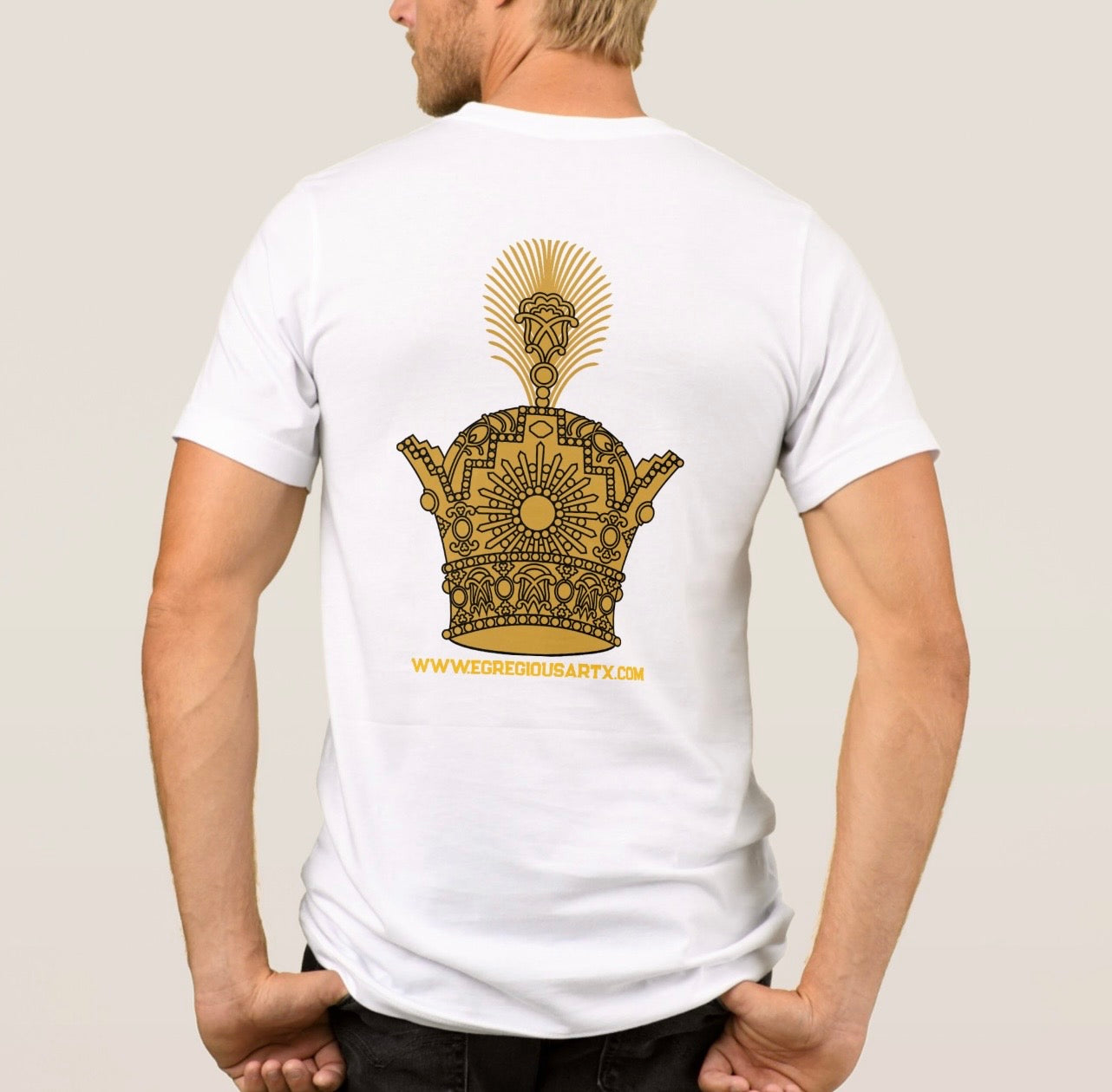 Lion and sun with crown - Make Iran Great Again T-Shirt (men)