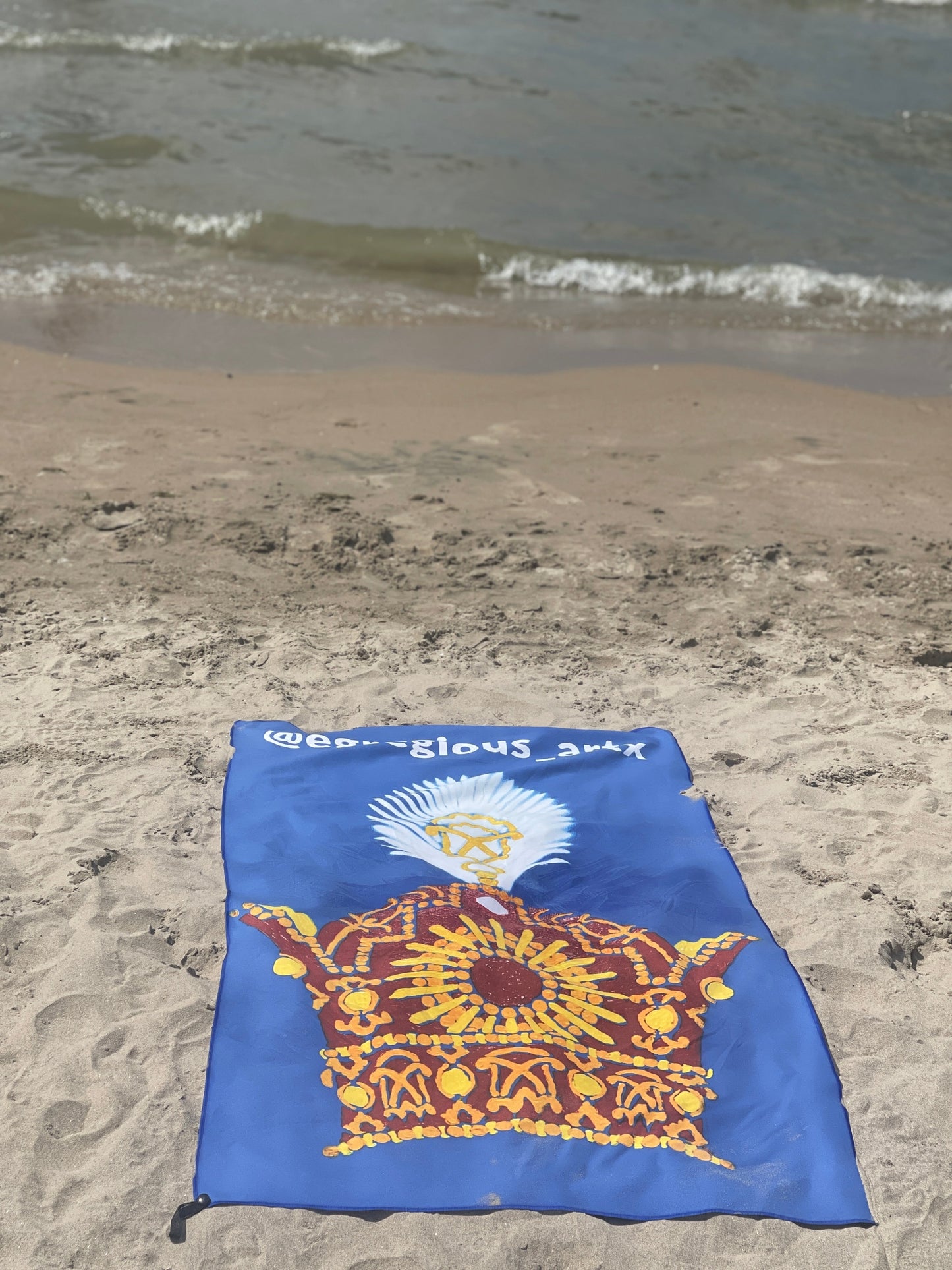 Crown Beach Towels (Green)