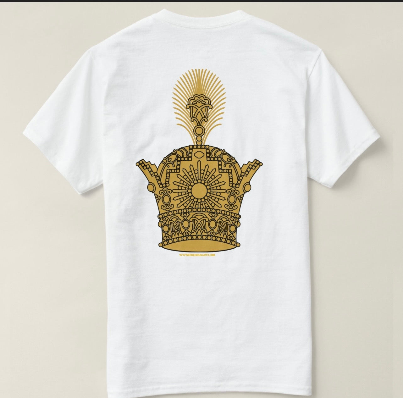 (Lion and sun with crown - Make Iran Great Again T-Shirt (men)