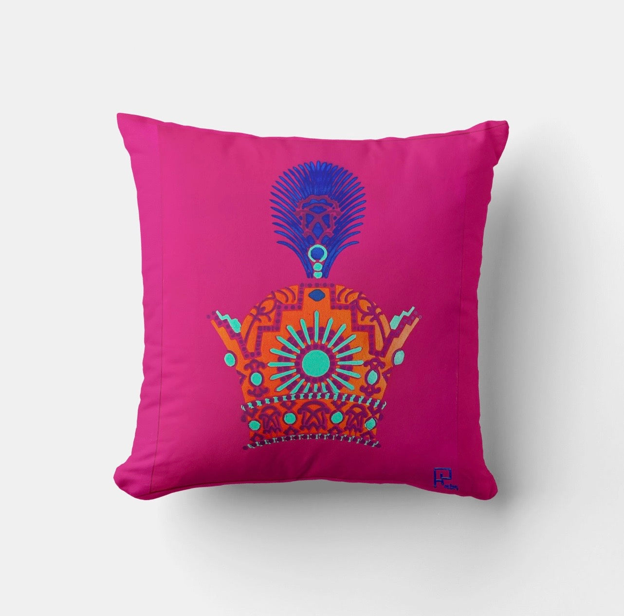 CROWN THROW PILLOW 16” x 16”