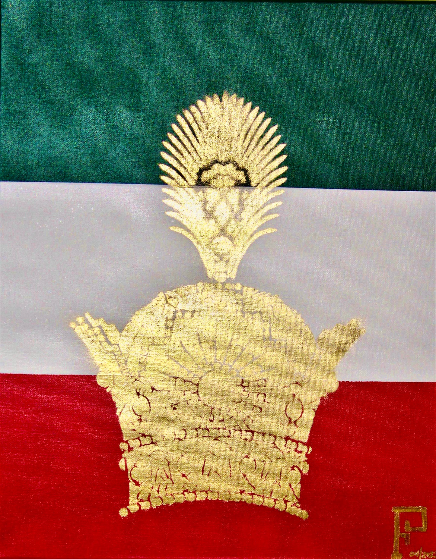 Original painting of “Pahlavi Imperial Crown”