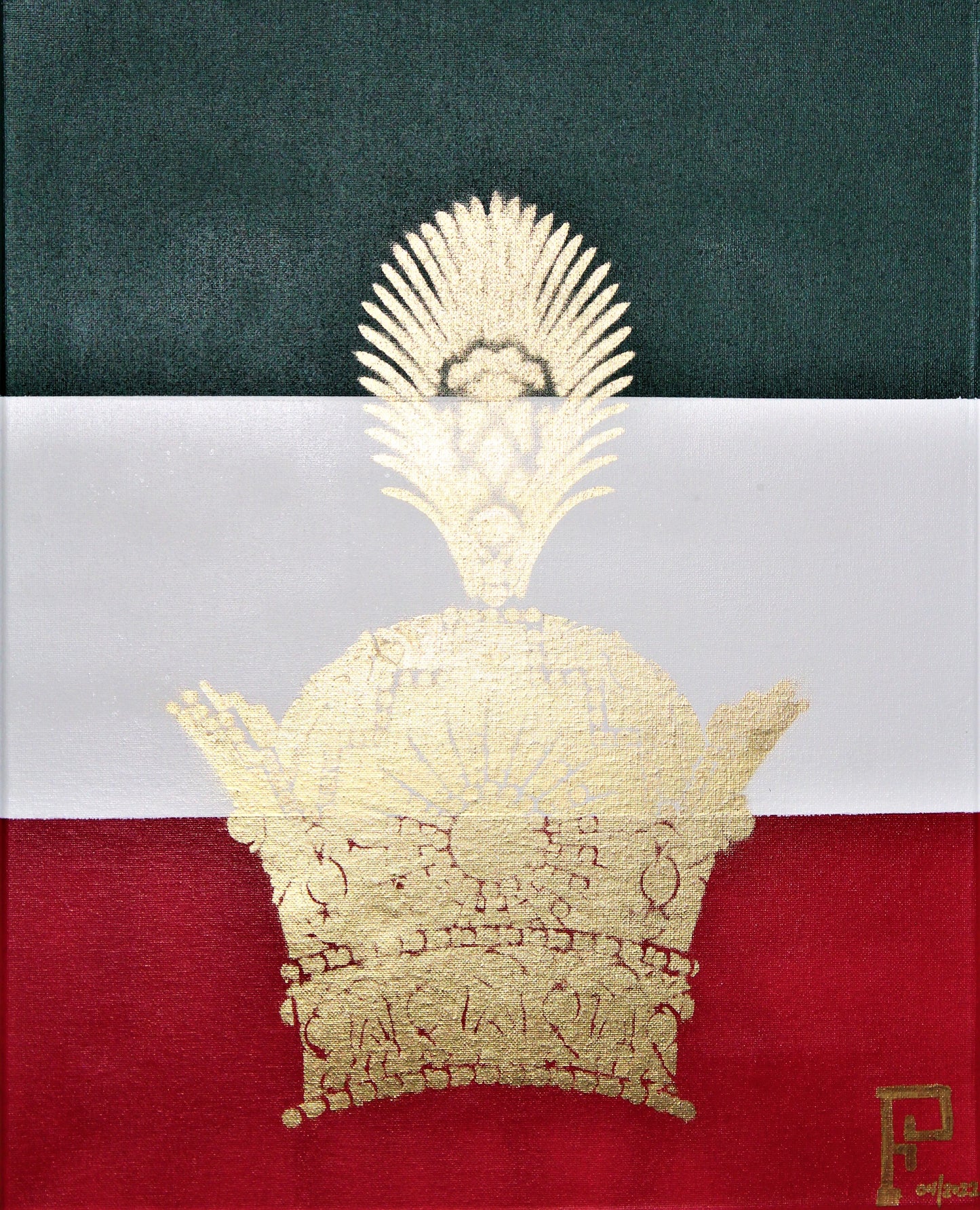 Original painting of “Pahlavi Imperial Crown”