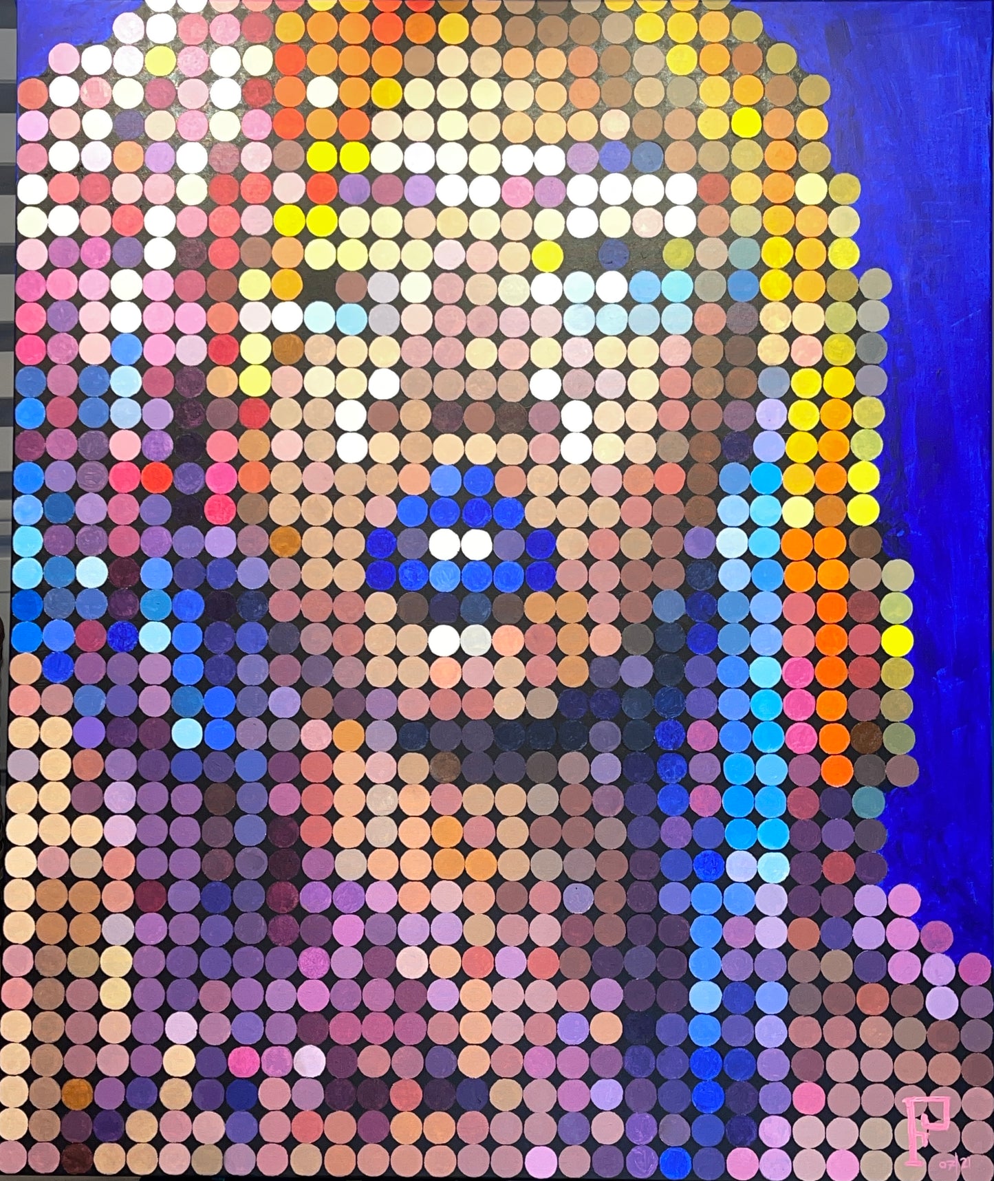 Original Painting of “Colourful Girl”