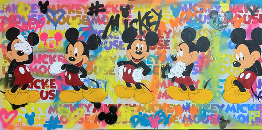 Limited edition 100 signed print of MickeyMouse Painting