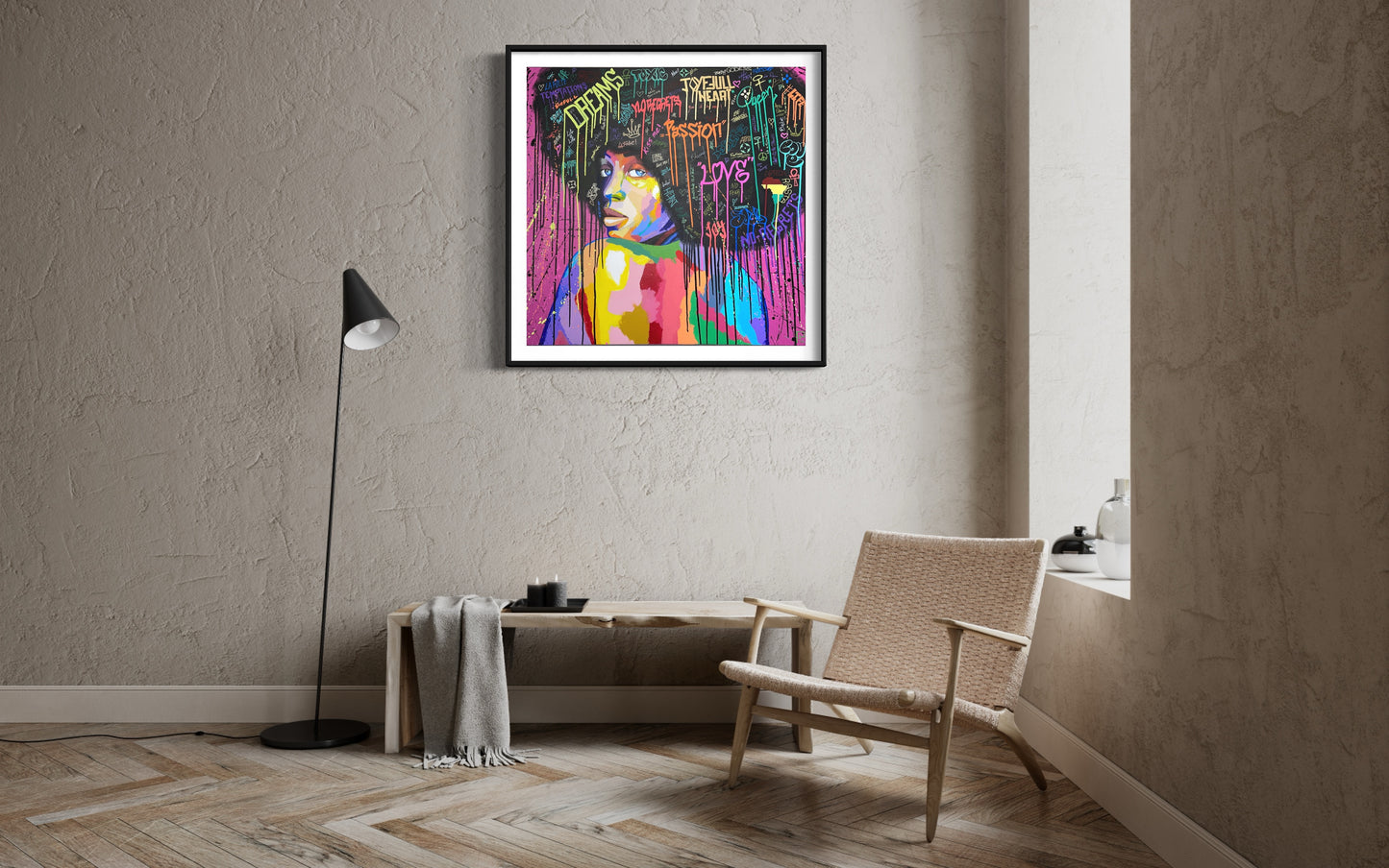 Original Painting : “Afro Girl #2”